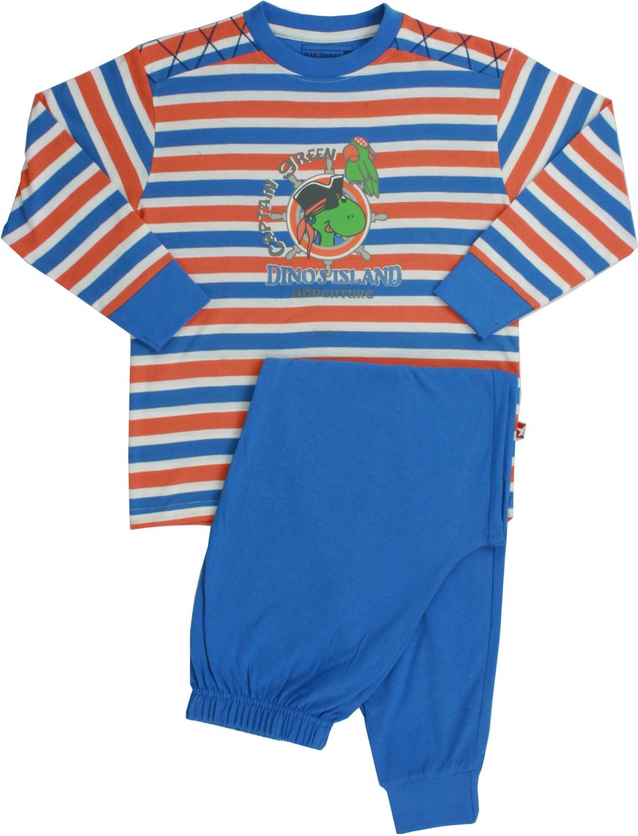 Blue Dock Jongens Pyjama - 100% Katoen - Blauw - Maat 92