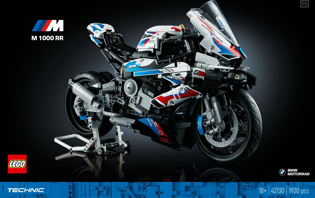 LEGO Technic BMW M 1000 RR Motor bouwbare modelbouwset - 42130 — afbeelding 21