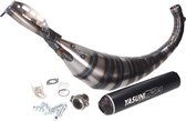 Uitlaat Yasuni R4 Max Bigbore zwart Derbi 50cc 2 Takt