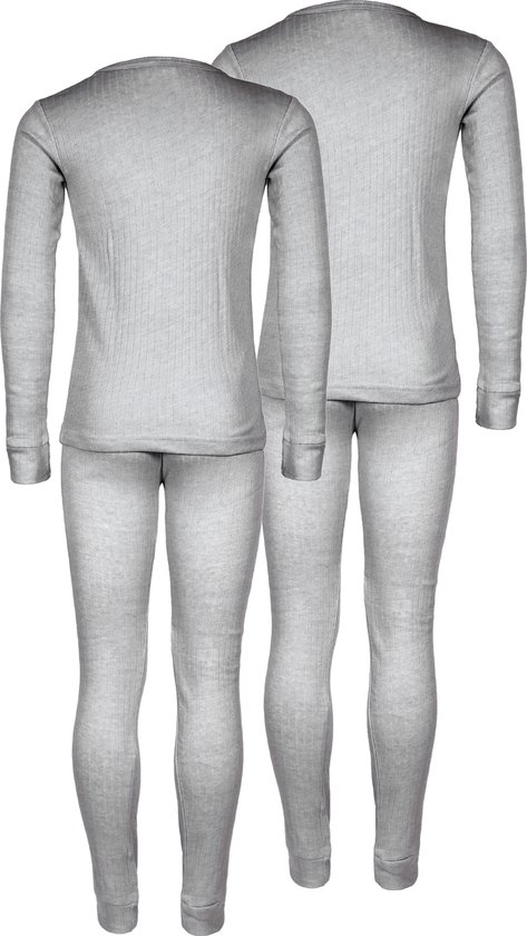 Black Snake Thermisch Onderhemd Kinderen - Set Van 3 - Lange Mouwen - Fleece - Winter Warmte
