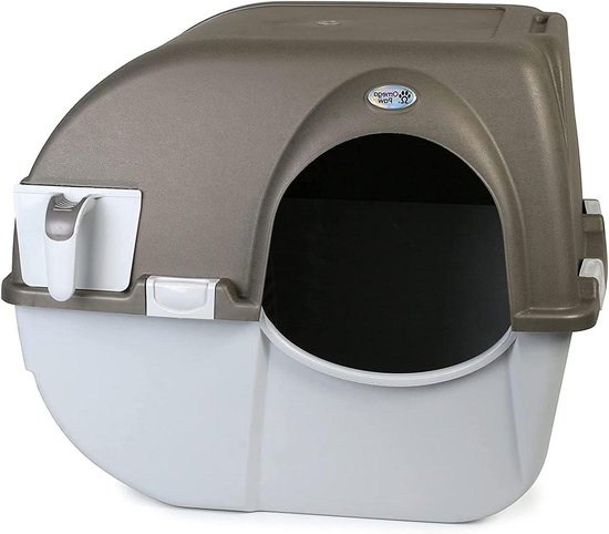 Zelfreinigende strooisel normale maat generatie 5 - Omega Paw Roll 'n Clean litter box