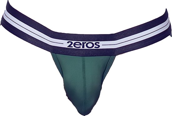 2EROS AKTIV Helios Jockstrap Hunter Green - MAAT M - Heren Ondergoed - Jockstrap voor Man - Mannen Jock