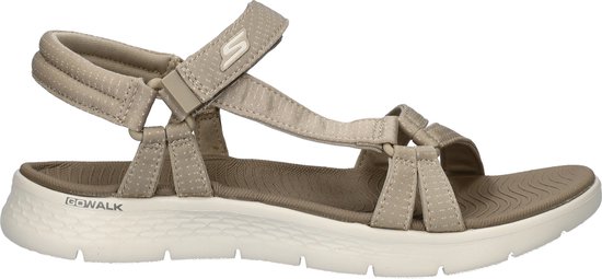 Skechers Go Walk Flex Sandal - Sublime Dames Sandalen - Taupe - Maat 42