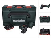Metabo CC 18 LTX accu haakse slijper 18 V 76 mm borstelloos + 1x accu 4.0Ah + metaBOX - zonder lader