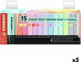 Markeerstift Stabilo Boss Original 7015-02-5 desk pastel ass - 5 stuks