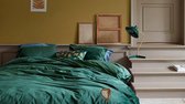At Home by BeddingHouse Tender dekbedovertrek - Lits-Jumeaux - 240x200/220 - Groen