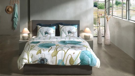 Heckett & Lane Ninni Housse de couette Blue 200 x 200 cm