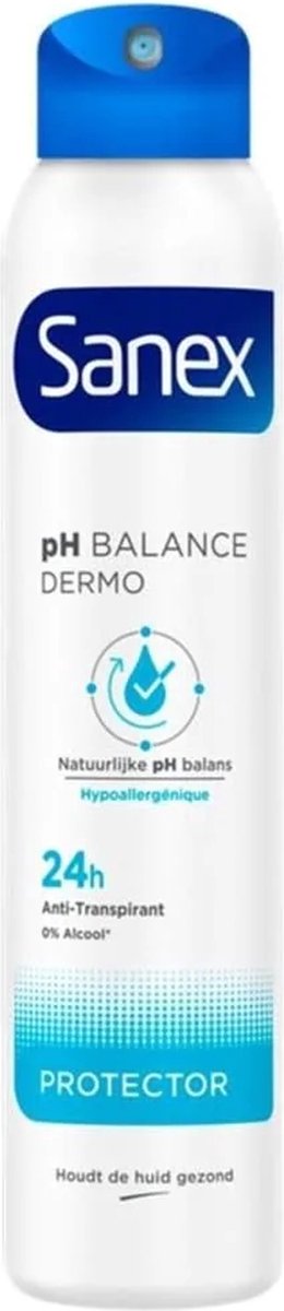 Bol.com Sanex - Deodorant - Spray - pH Balance Dermo - Protector - 200ml aanbieding