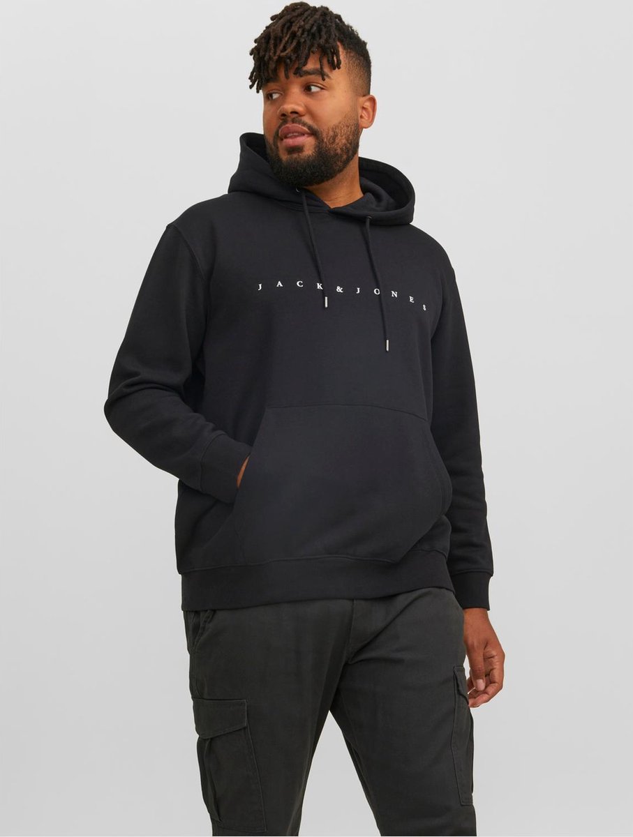 JACK&JONES PLUS - JJESTAR JJ SWEAT HOOD NOOS PLS Heren Trui US1XL — afbeelding 16