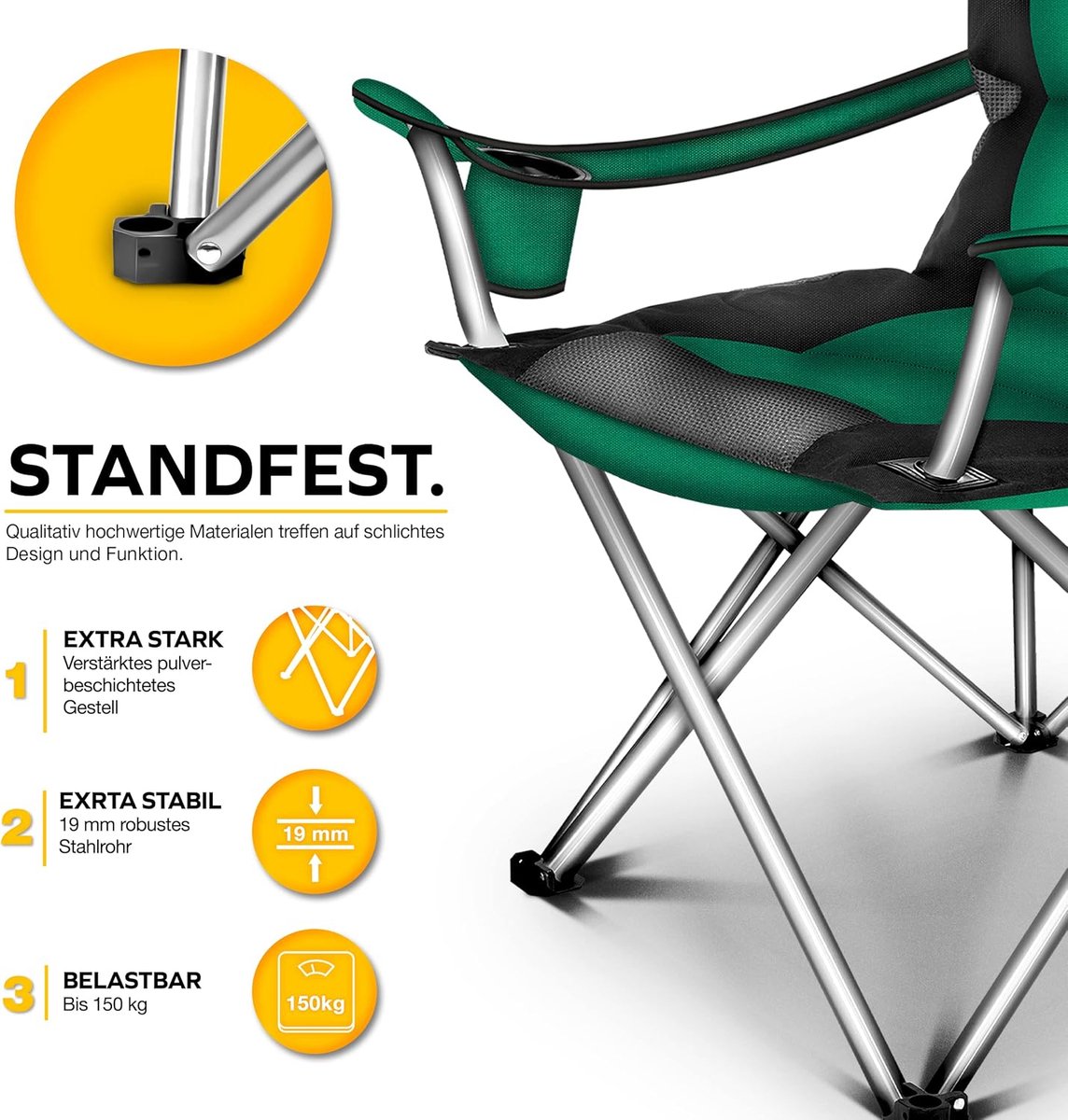 Campingstoel Vouwstoel - De 10 beste van maart 2026 - Fit&Flexibel