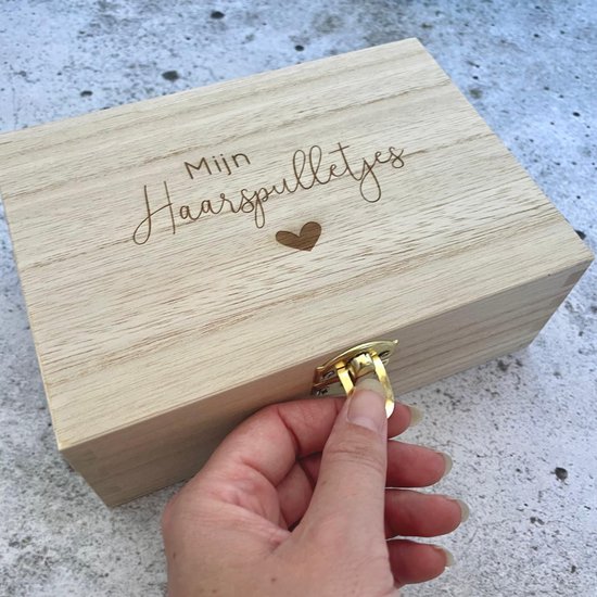 Jlnmmn Roze opbergdoos voor haaraccessoires, organizer voor meisjes en kinderen