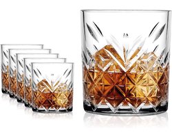 Nosing glazenset - 6-delig - 200 ml - kleine drinkglazen - tijdloze whiskyglazenset - ideale gin & rum glazen Image
