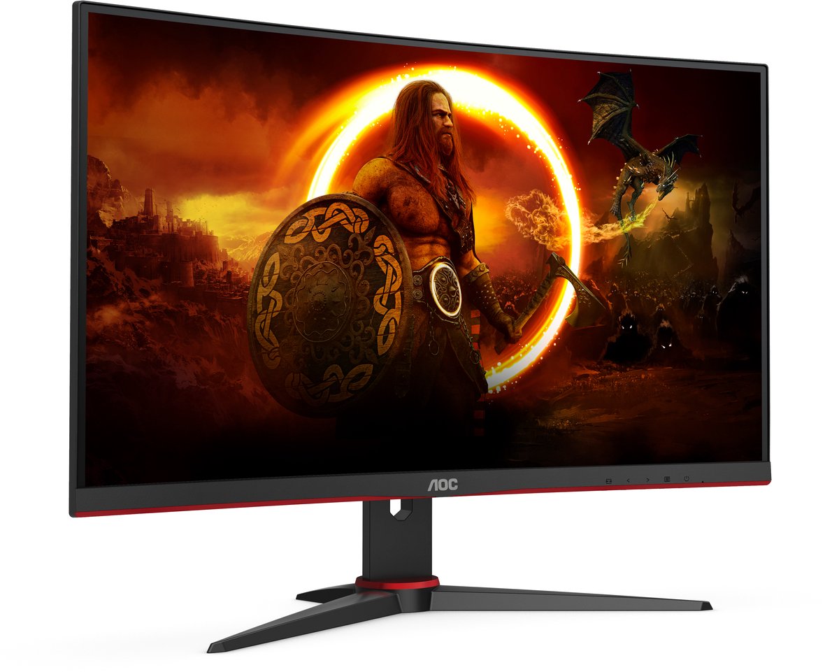 AOC C27G2E - Full HD Curved Gaming Monitor - 165hz - 27 inch - afbeelding 2