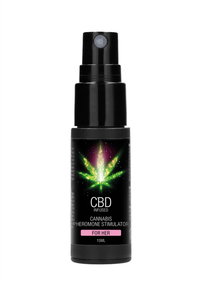 Goedkoopste Shots - Pharmquests CBD Cannabis Feromoon Stimulator Voor Haar - 15 ml black