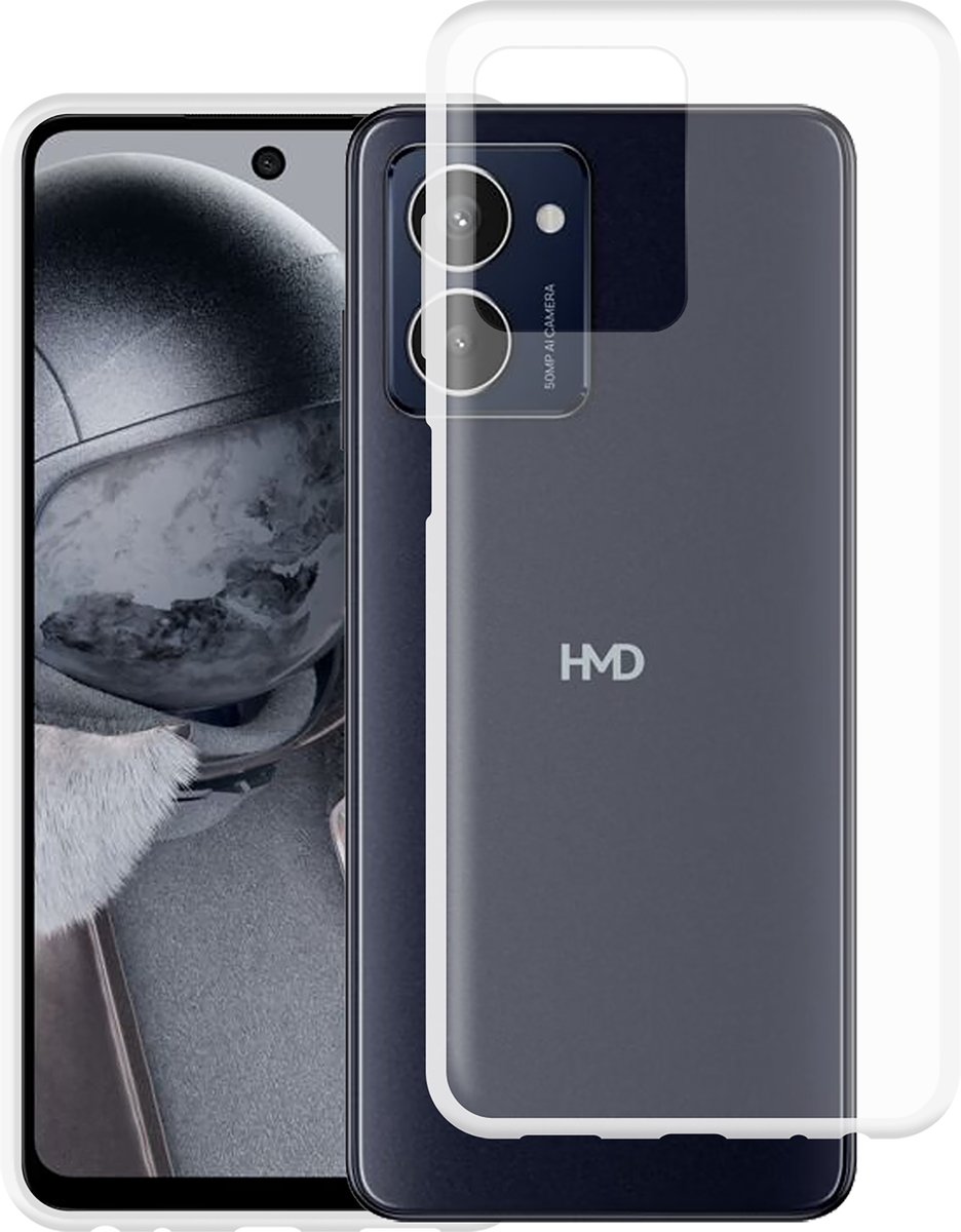Cazy hoesje geschikt voor HMD Pulse Pro Hoesje Siliconen - Flexibele Case - Transparant