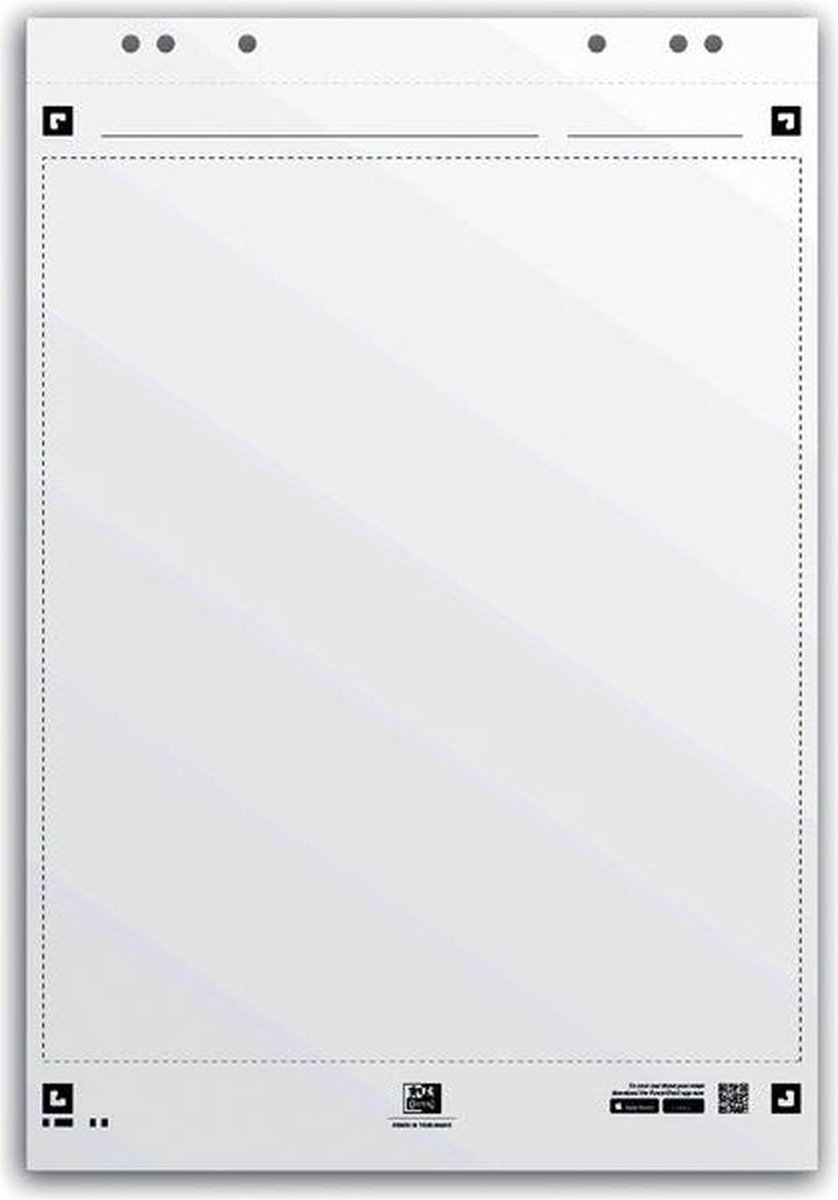 Flipoverpapier Oxford smart 65x98cm. blanco 90gram 20vel doos a 3 stuks thumbnail 2