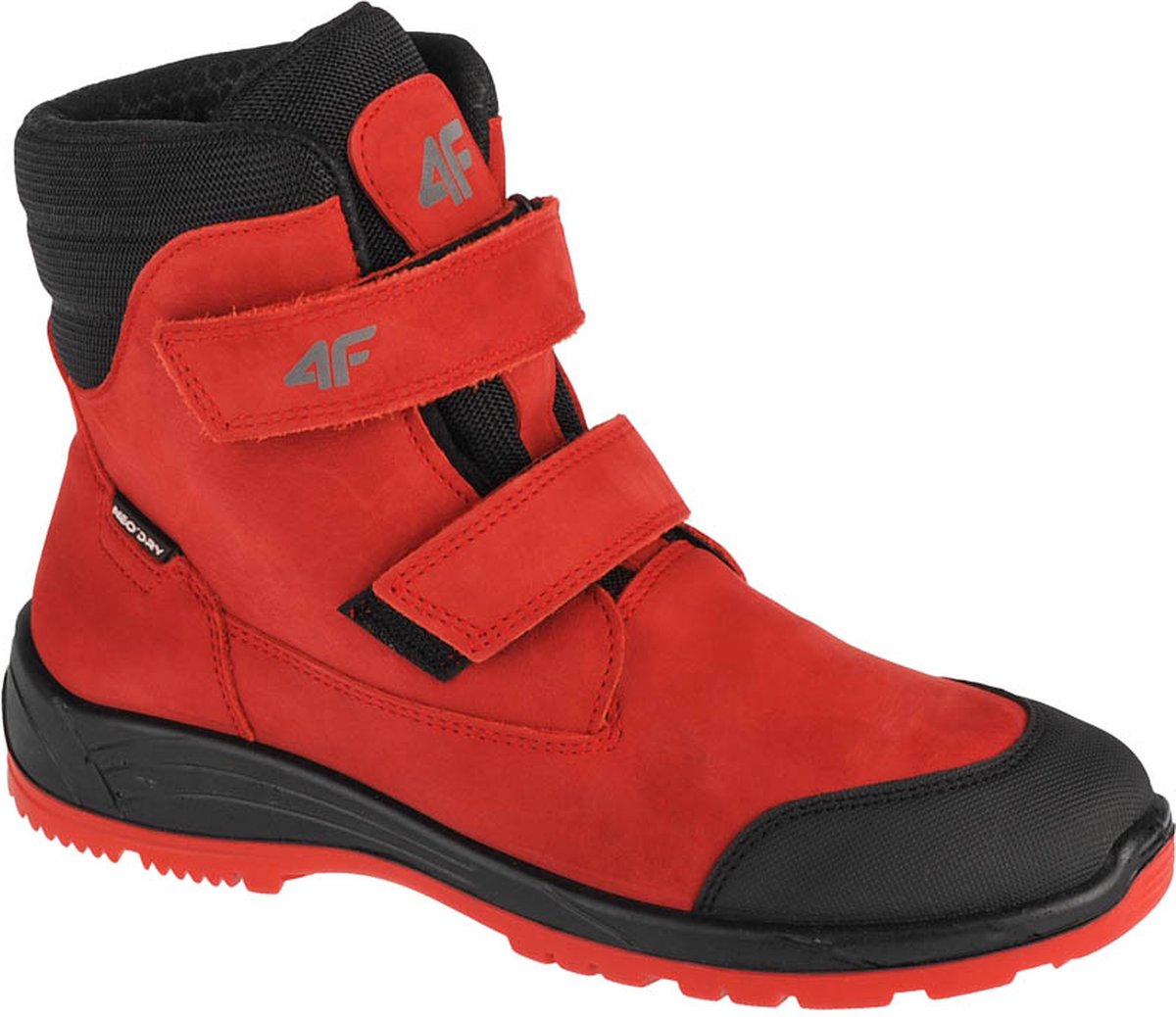 4F Junior Trek HJZ21-JOBMW250-62S voor een jongen Trekkingschoenen Laarzen Rood