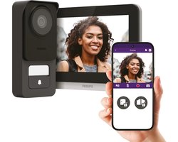 Philips WelcomeEye Connect 3 WiFi deurbel met camera - 3K beeld