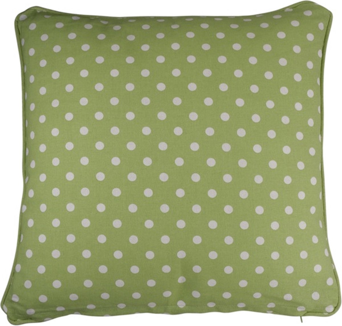 Linen & More Kussen Meggie L.Groen | 45 X 45 | Sierkussen Voor Woonkamer Of Slaapkamer