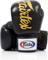 Fairtex BGV19 Deluxe Bokshandschoenen - Zwart/Goud - 16 oz
