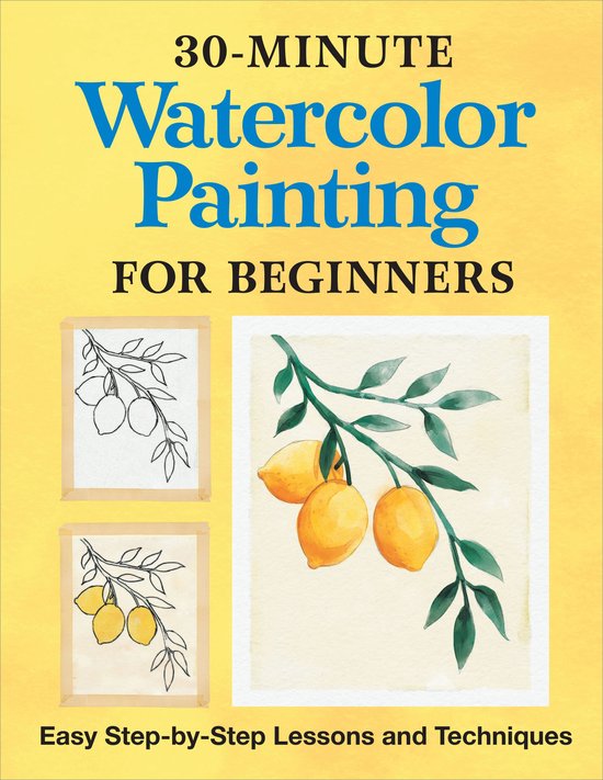 30-Minute Watercolor Painting for Beginners - cover