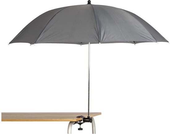 Foto: Bo camp tafelparasol compact 106 cm grijs