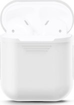 Mobigear Hoesje geschikt voor Apple AirPods 1 Hoesje Flexibel Siliconen | Mobigear Colors - Wit