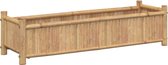 vidaXL - Plantenbak - 100x30x25 - cm - bamboe