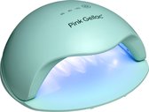 Pink Gellac Pro UV Lamp Gelnagels - Nagellamp LED UV voor Gellak - Nagel Lamp voor Gel Nagellak met Timer - Nageldroger - Lichtgroen
