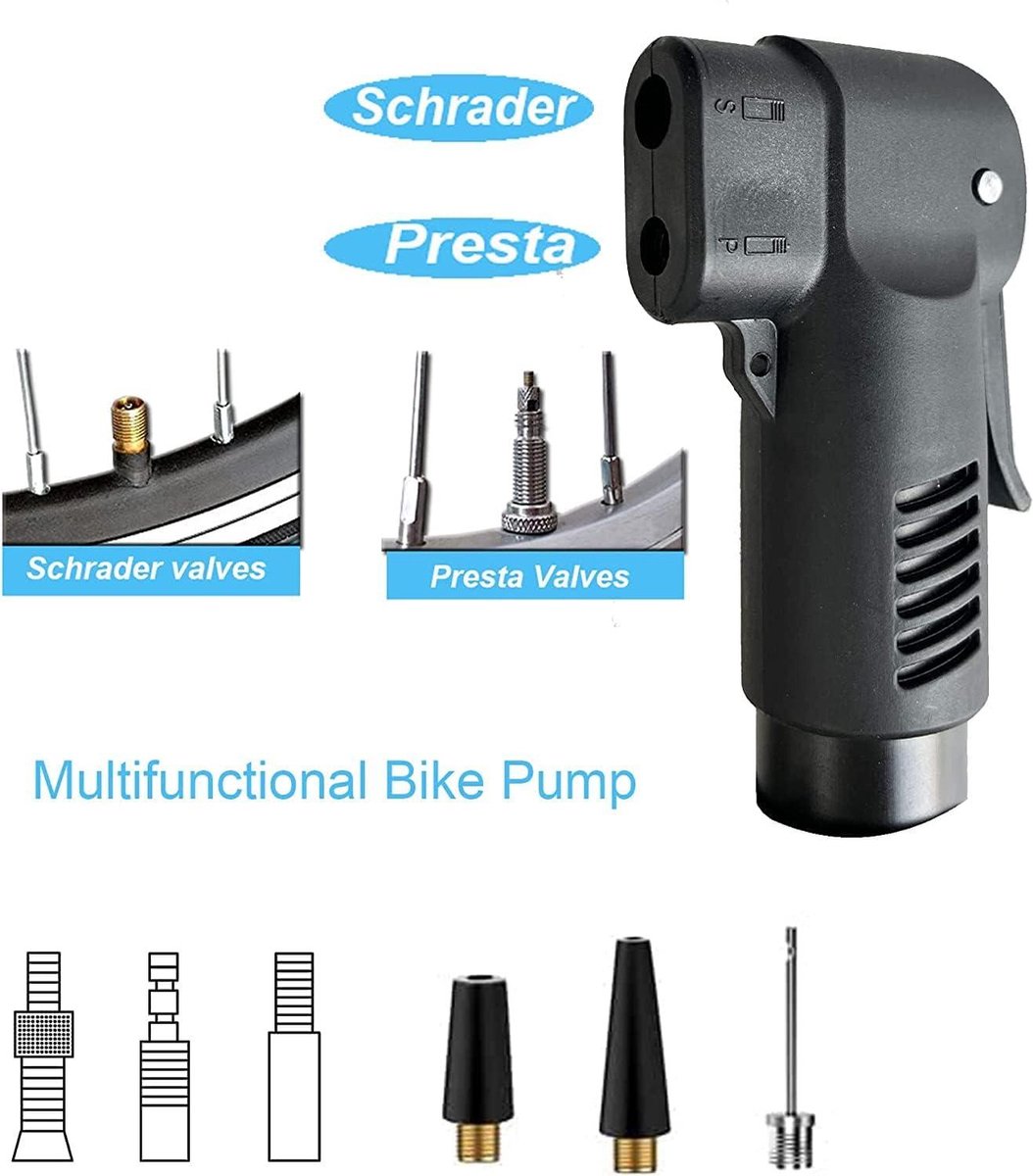 Mini Pompe à Vélo électrique 130PSI – Rechargeable, Arrêt Auto, Manomètre Numérique, Valve Presta/Schrader, Pour VTT/route/ville