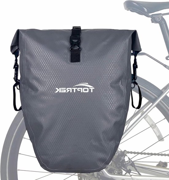 12L Waterdichte Bagagedragertas, Scheurbestendig Met Schouderriem Voor Fiets en Elektrische Fiets - Uitschuifbare Cyclusopbergzak