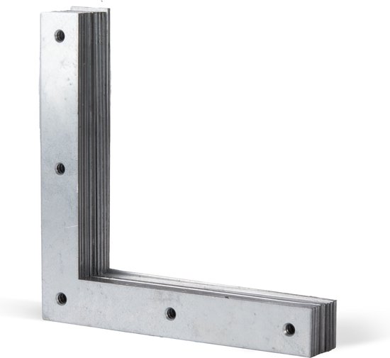 Alberts 10x Connecteur d'angle d'angle Connecteur plat Coin de Meubles 200x200x30mm