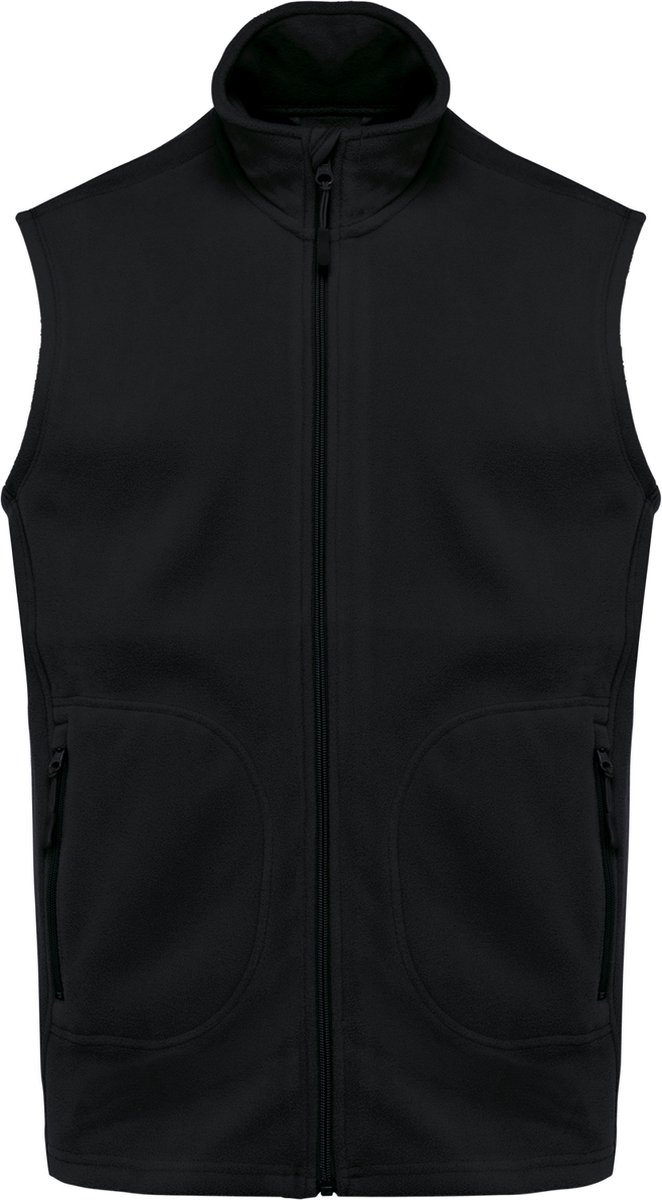 Kariban Ecologische uniseks bodywarmer van microfleece K9120 - Black - XL