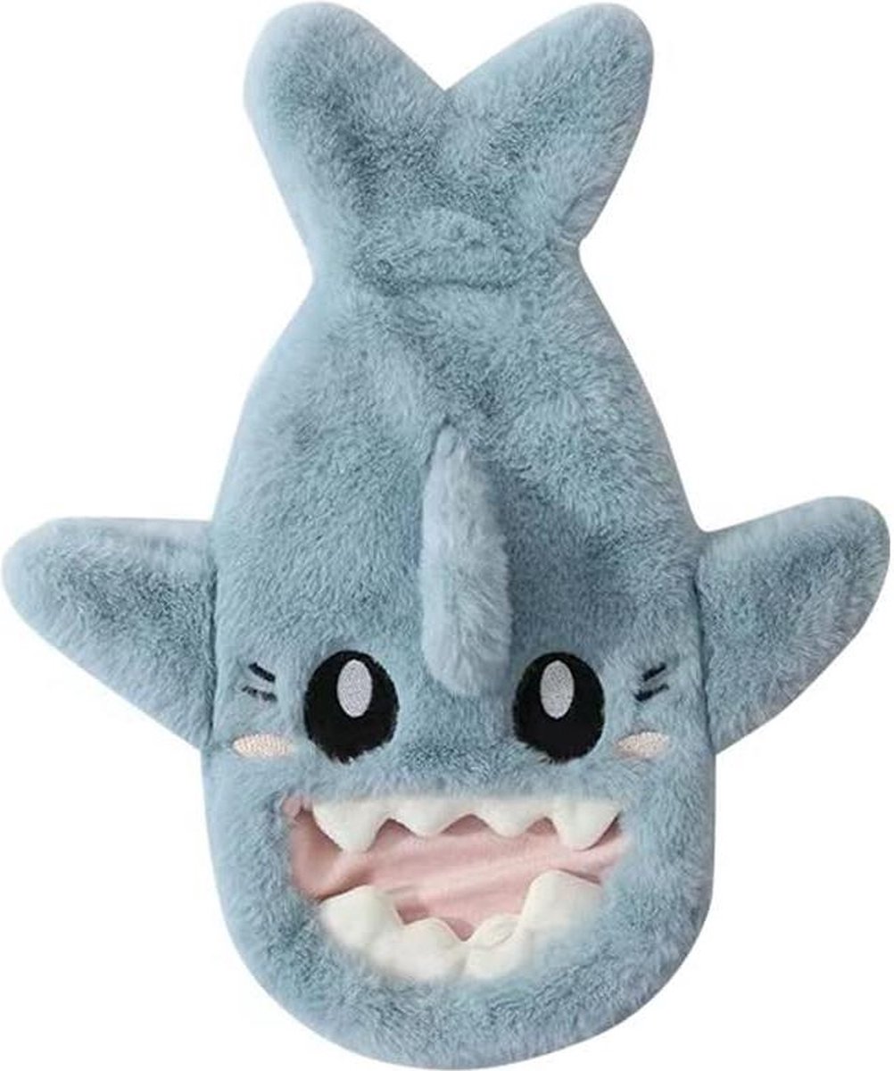 Bol.com Grote lekvrije rubberen warmwaterkruik met hoes - 1 liter - uitneembare binnenhouder - handwarmer - kinderen en volwasse... aanbieding