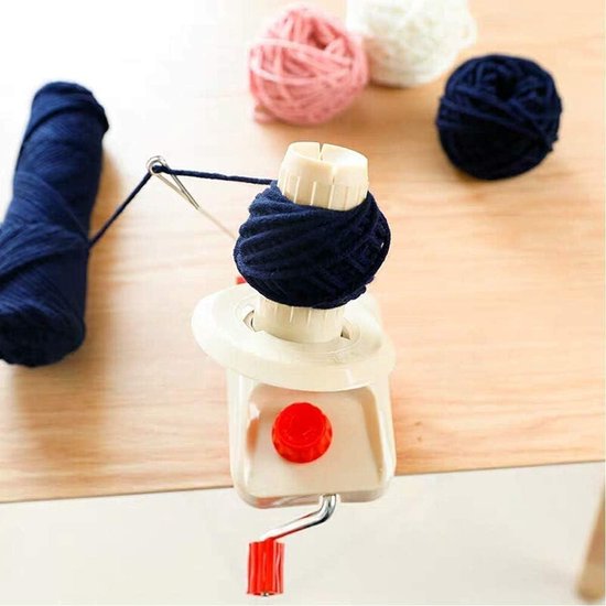 Enrouleur De Pelotes De Laine Manuel Joyzan - Bobineuse Fil à Tricoter Avec Pince, Accessoire Tricot Pratique