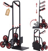 AREBOS Trapsteekwagen Transport Steekwagen 150 kg opvouwbaar Stapel Steekwagen
