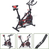Bol.com The Living Store Sportfiets - Verstelbare stoel - Meerdere weerstandsniveaus - LCD-scherm - Hartslagmeting - Flessenhoud... aanbieding