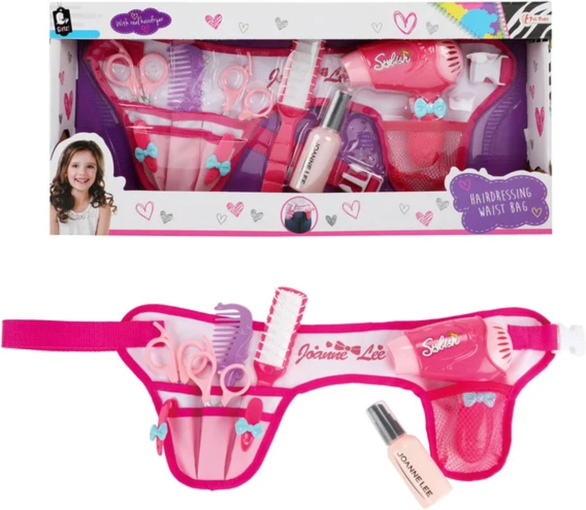 Kappersset Roze — afbeelding 5