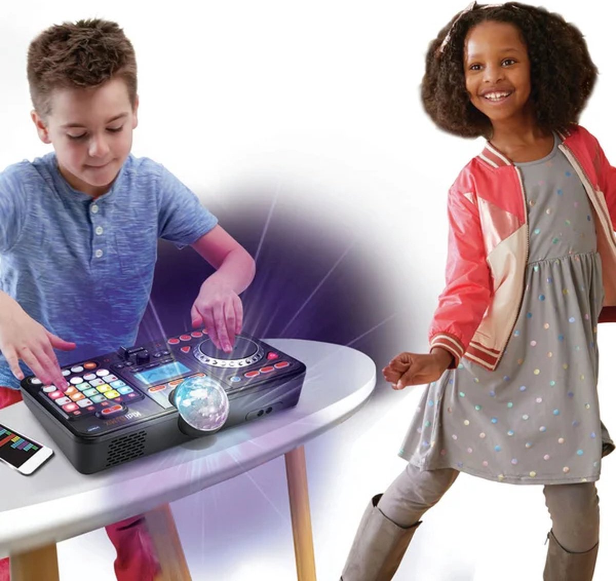 VTech Kidi DJ Mix - DJ Set Kinderen - Muziekspeler - DJ Mengpaneel - DJ Mixer Kids - Educatief Speelgoed Cadeau - Kinderspeelgoed 6+ Jaar — afbeelding 9