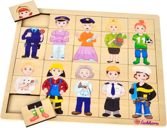 EH Lift Out Puzzle, Mix and Match van Melissa & Doug — afbeelding 3