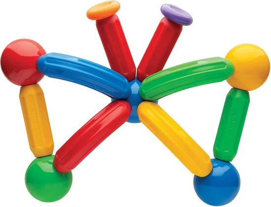 Stick-O Basic Set - Magnetisch Bouwspeelgoed - 20-delig - Montessori Speelgoed - vanaf 18 maanden