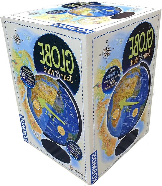 26 cm dag en nacht lichtbol met verlichting - decoratie voor binnen en buiten