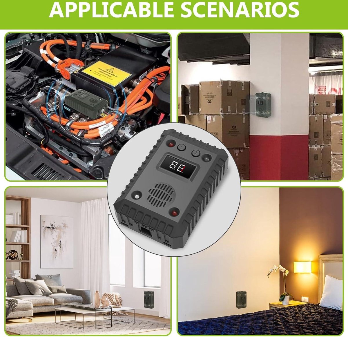Heimwert Marterverjager Voor De Auto, Professionele Ultrasone Marterbescherming Direct Succes 2 Weg Marterafweer Met Flitslicht En Wisselende Frequenties Veilige 2896251756