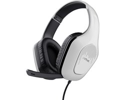 Trust GXT 415W Zirox - Bedrade Gaming Headset - voor PC, PS4, PS5, Xbox & Switch - Stereo - Wit