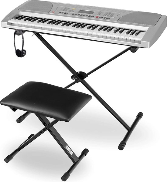 ReachMall 61 Toetsen Elektronisch Keyboard Hoesje, 420D Oxford Stof Professionele Dubbele Zak, Waterdicht Draagbaar Elektronisch Orgel Hoesje, Draagbare Gewatteerde Hoes