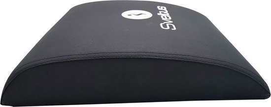Mat Zwarte Yoga en Fitness AB Mat met Comfortabele Ondersteuning van GorillaGrip — afbeelding 3