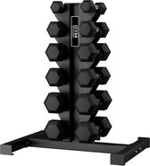 Gym Masters Support d'haltères - Support d'haltères pour 12 haltères - Support Dumbbell (excl. haltères) - à l'exclusion des haltères