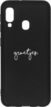 Design Backcover Color Samsung Galaxy A20e hoesje - Groetjes