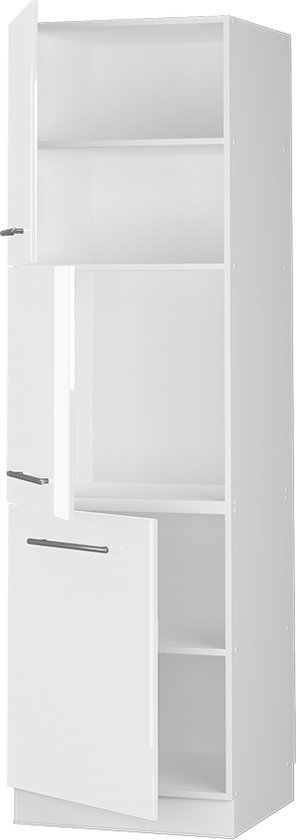 Vicco Armoire de transformation pour Fame- Line, Wit Brillant/ Wit, 60 cm