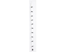 Go Go Gadget - Sokken organizer - Waslijn - Ruimte voor 10 paar sokken - Wit
